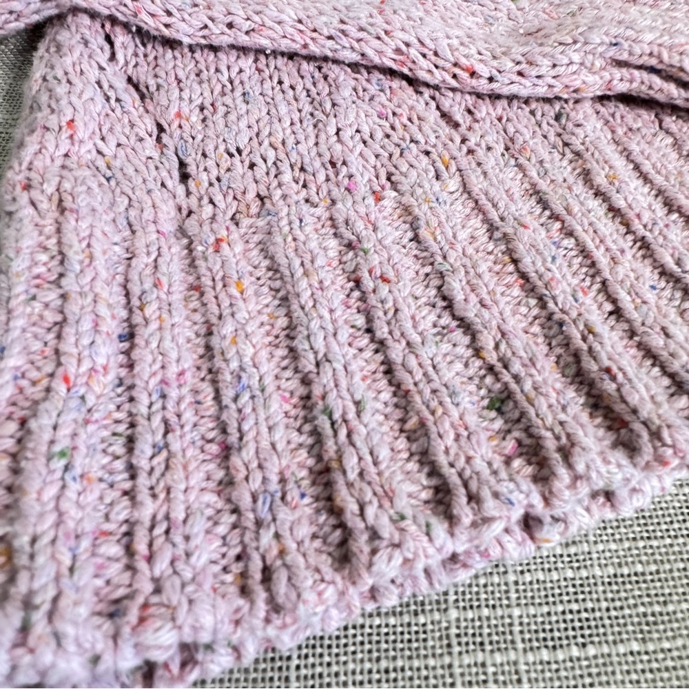 As by Df Womens Pink Long Sleeve Pullover Knit Sweater Top Size XS - Picture 8 of 10